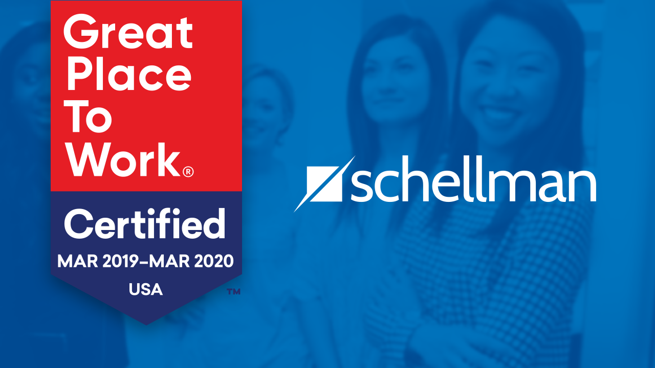 Schellman & Company, LLC Achieves Certification as a Great Place to Work